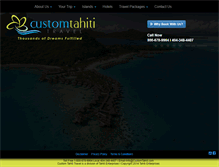 Tablet Screenshot of customtahiti.com